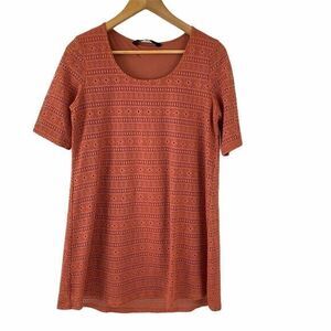 Knot Sisters Lace Tunic Mini Dress